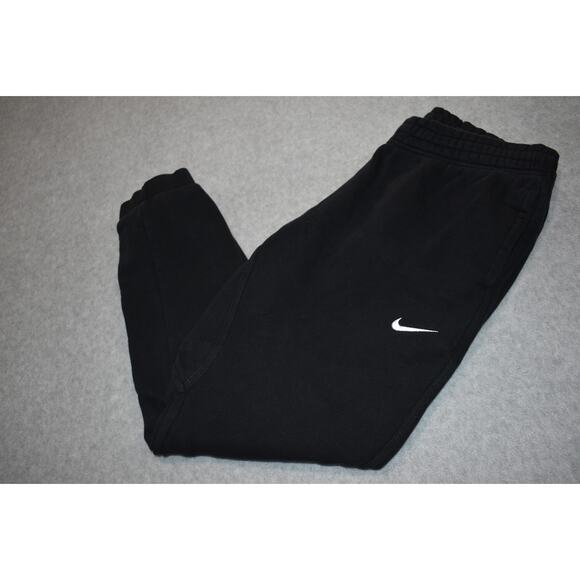 Nike Gym Sweat Pants Joggers Mens Size Large Tapered Performance Black - Picture 1 of 6